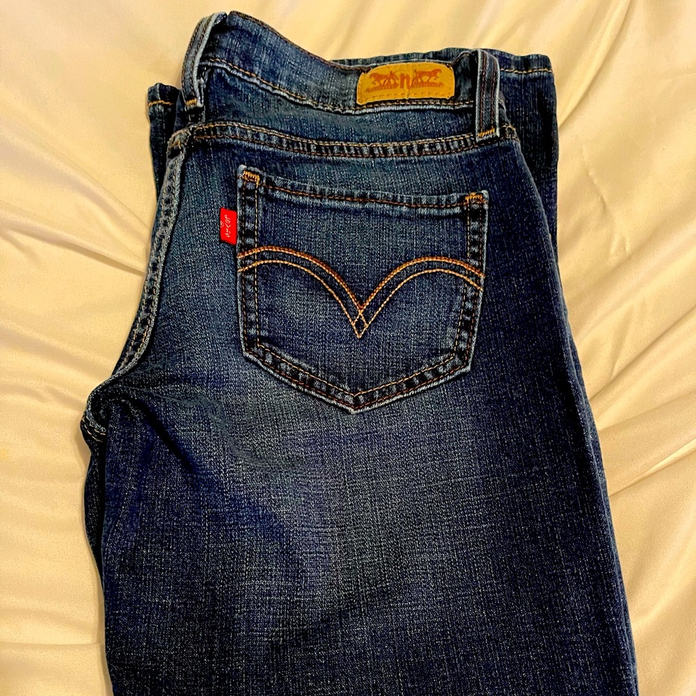 Womens Levi 524 Super Low Jeans